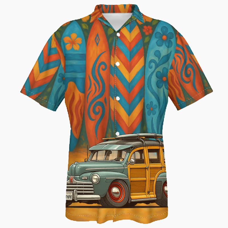 TOOTHPK (CA) Hawaiian Shirt - Surfboard