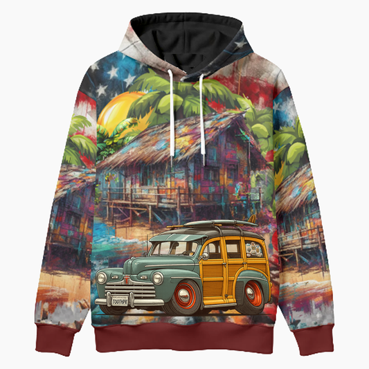 TOOTHPK (CA) Woodie Hoodie - Patriotic