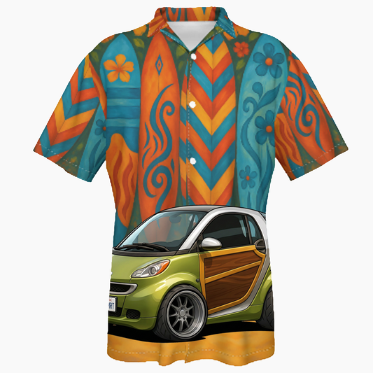 WDNSMRT (CA) Hawaiian Shirt - Surfboard