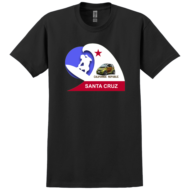 WDNSMRT (CA) T-Shirt WoW Santa Cruz California Surfer