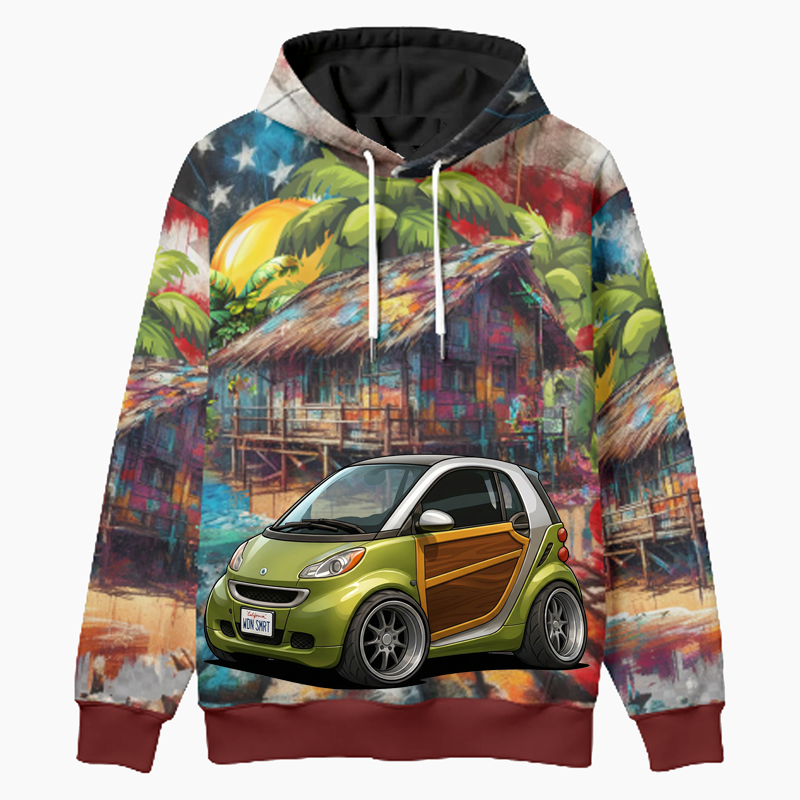 WDNSMRT (CA) Woodie Hoodie - Patriotic
