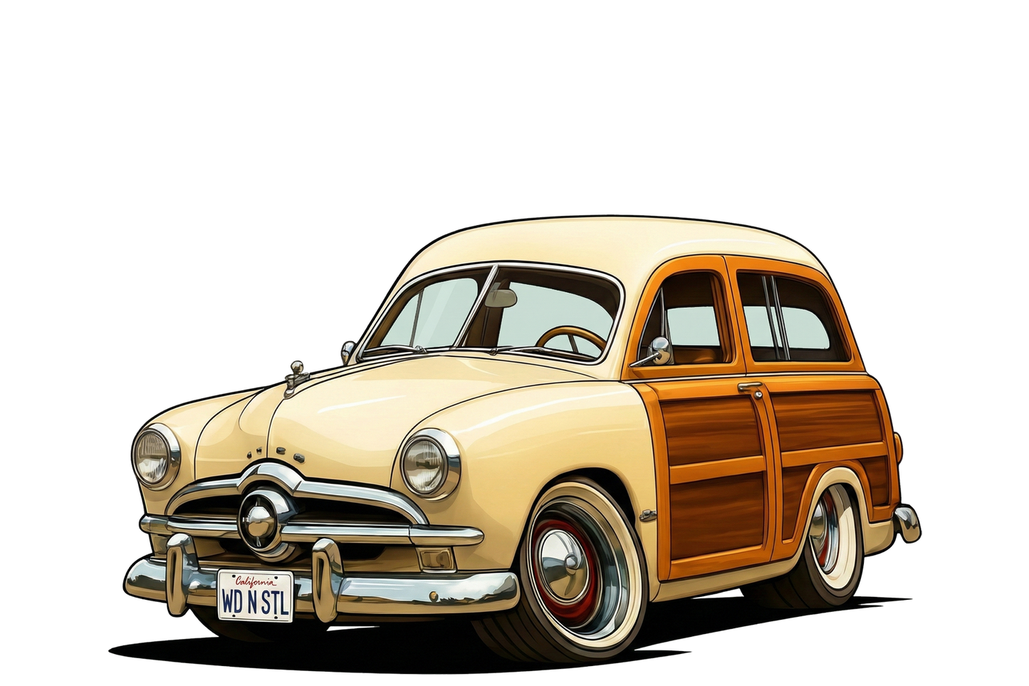 WDNSTL (CA) T-Shirt - Tropical Woodie
