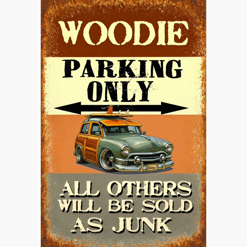 WDY51 (CA) Sign - Woodie Parking Only II