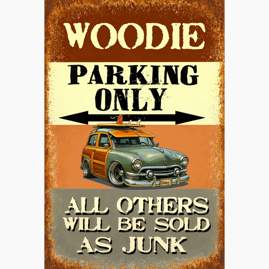 WDY51 (CA) Sign - Woodie Parking Only II