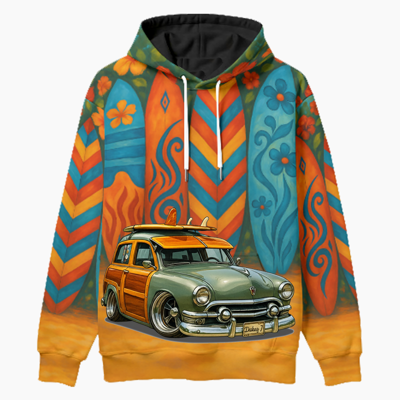 WDY51 (CA) Woodie Hoodie - Surfboard