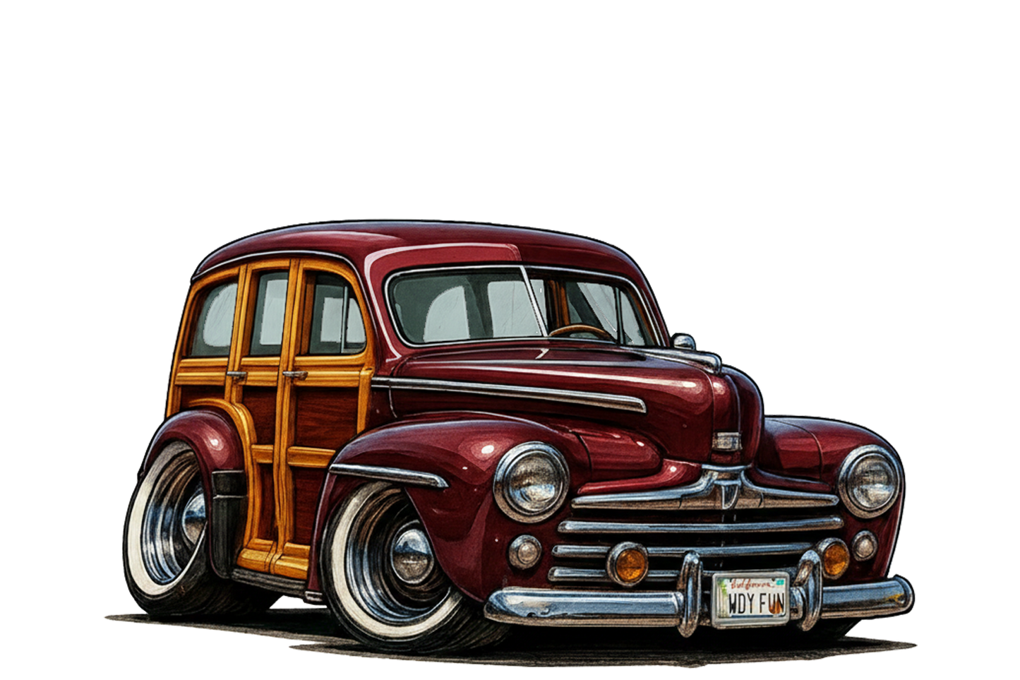 WDYFUN (CA) T-Shirt - Tropical Woodie