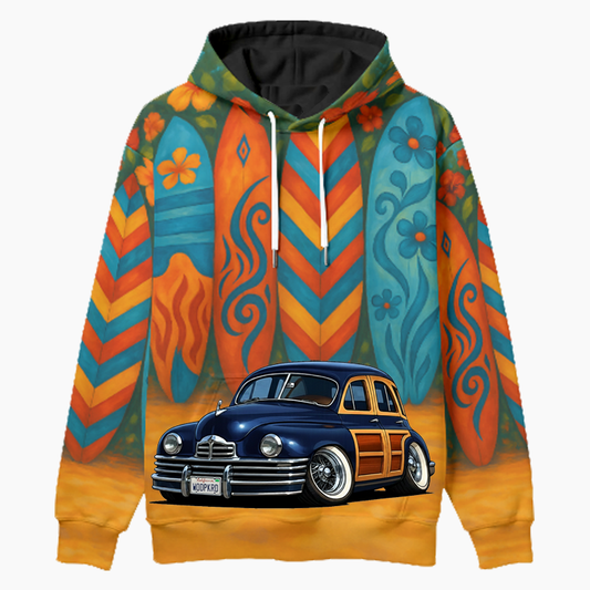 WODPKRD (CA) Woodie Hoodie - Surfboard