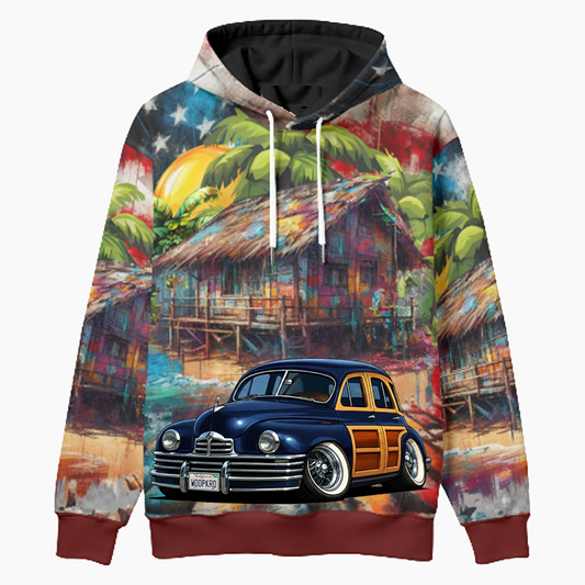 WODPKRD (CA) Woodie Hoodie - Patriotic
