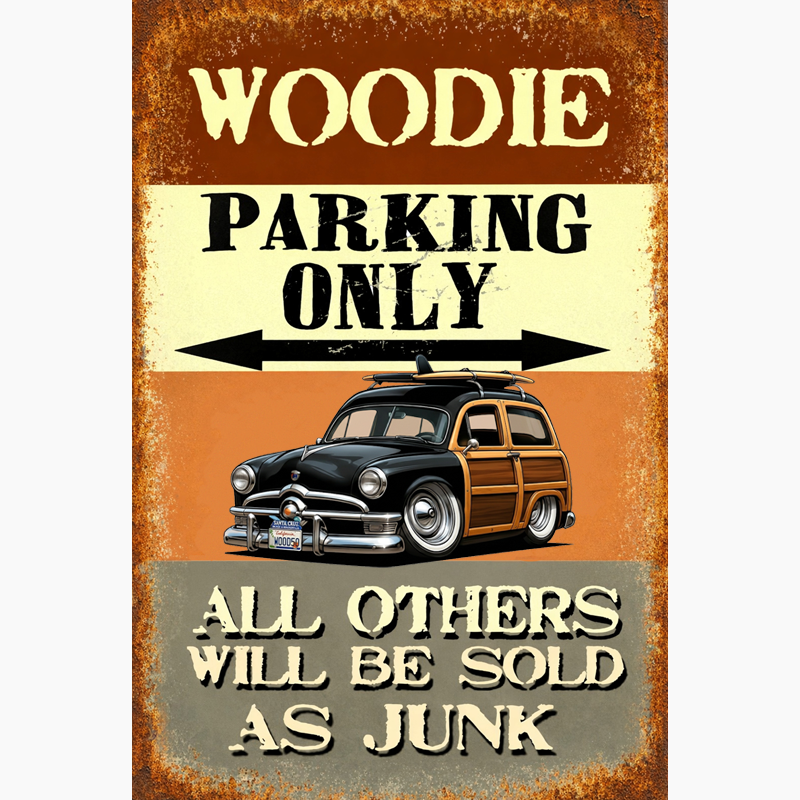 WOOD50 (CA) Sign - Woodie Parking Only II