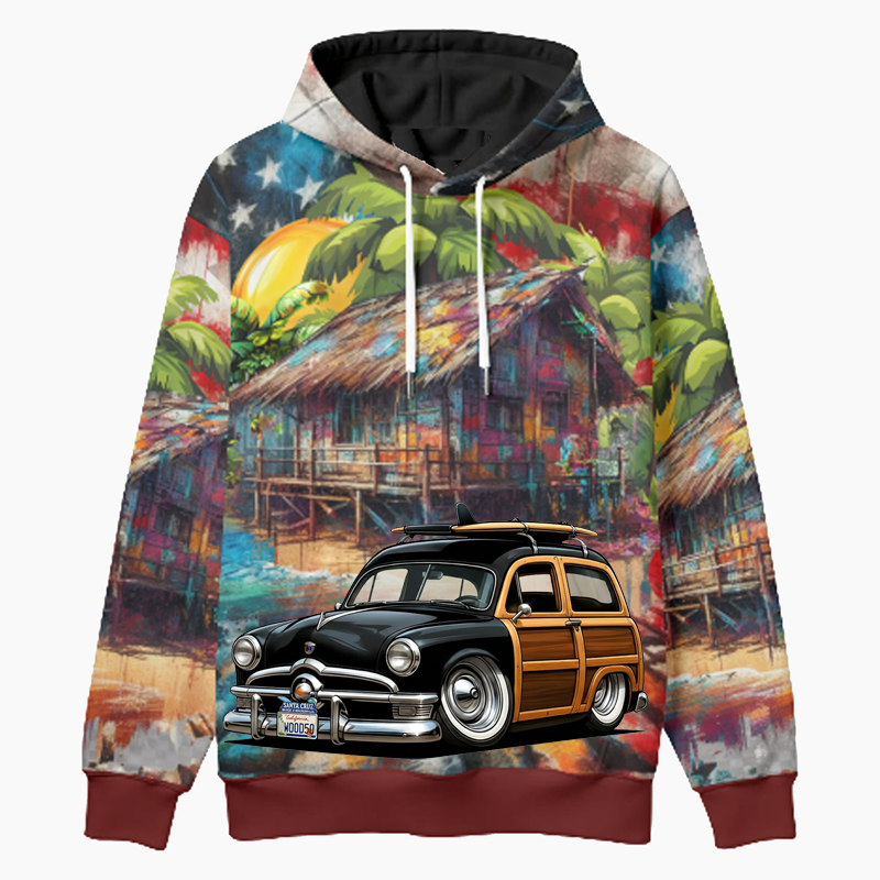 WOOD50 (CA) Woodie Hoodie - Patriotic