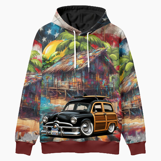 WOOD50 (CA) Woodie Hoodie - Patriotic