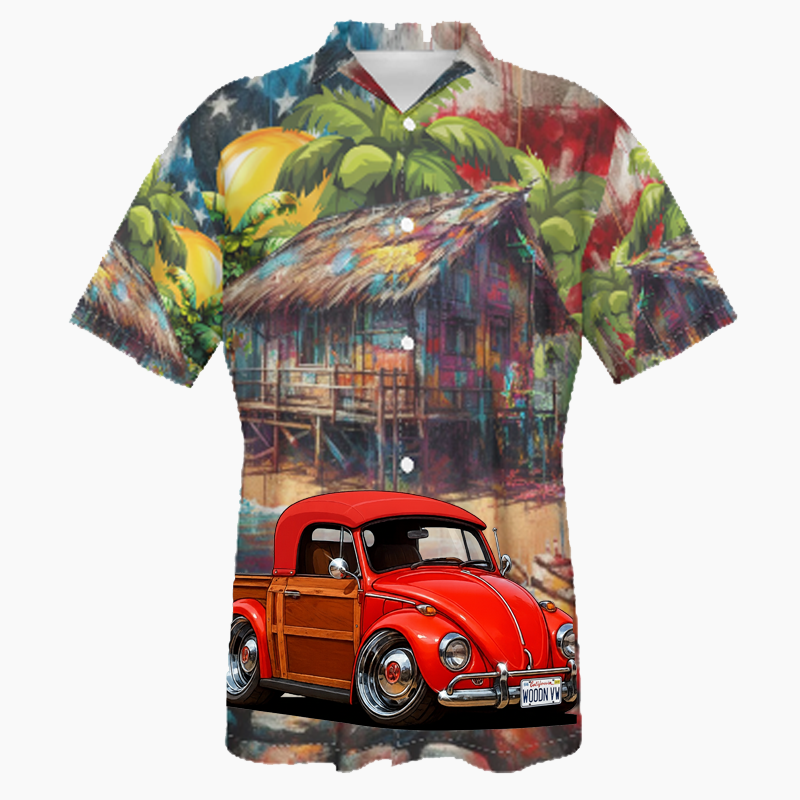WOODNVW (CA) Hawaiian Shirt - Patriotic