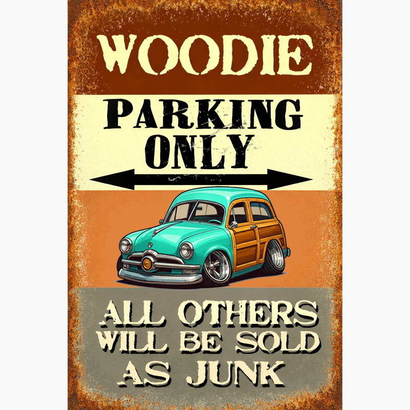WOODSUV (CA) Sign - Woodie Parking Only II