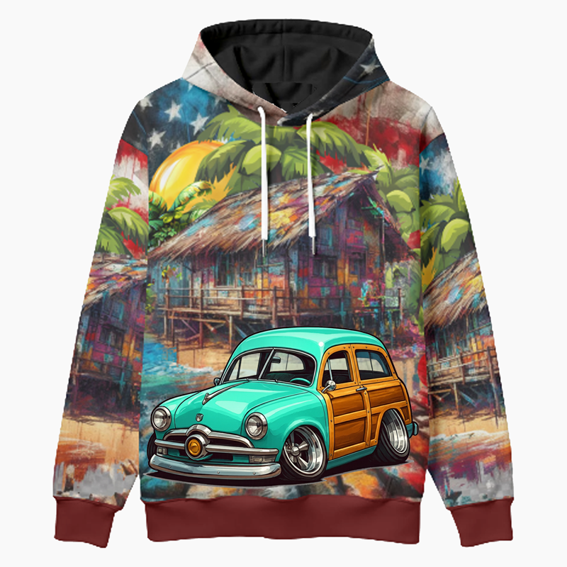 WOODSUV (CA) Woodie Hoodie - Patriotic