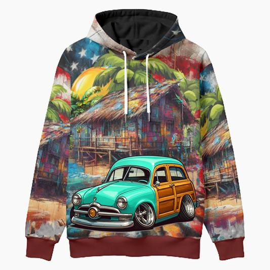 WOODSUV (CA) Woodie Hoodie - Patriotic