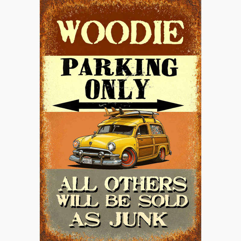 WOODY51 (CA) Sign - Woodie Parking Only II