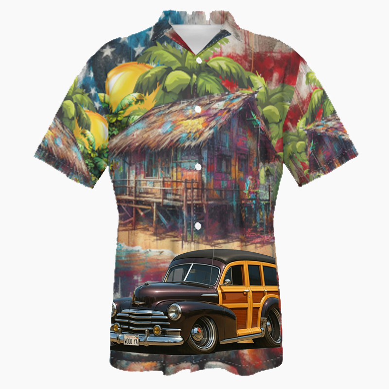 WOODYA (CA) Hawaiian Shirt - Patriotic