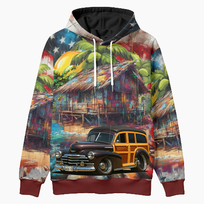WOODYA (CA) Woodie Hoodie - Patriotic