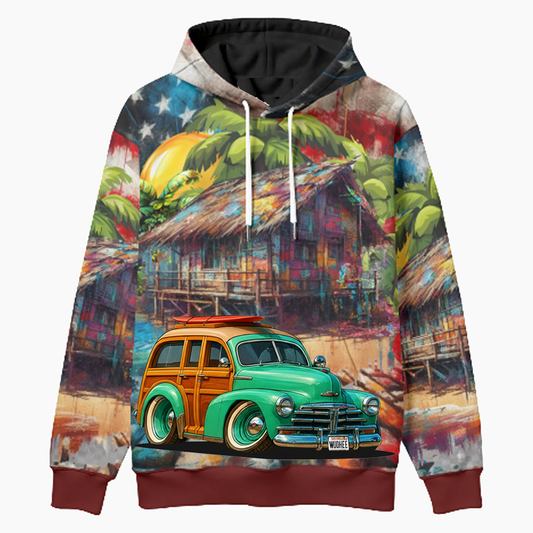WUDHEE (CA) Woodie Hoodie - Patriotic