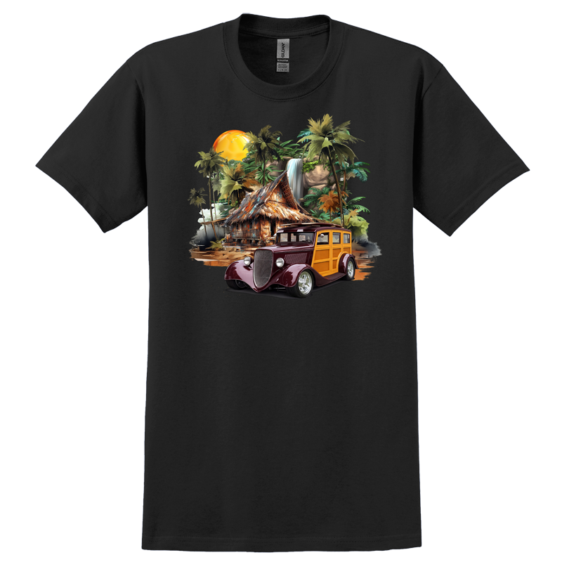WUDN33 (CA) T-Shirt - Tropical Woodie