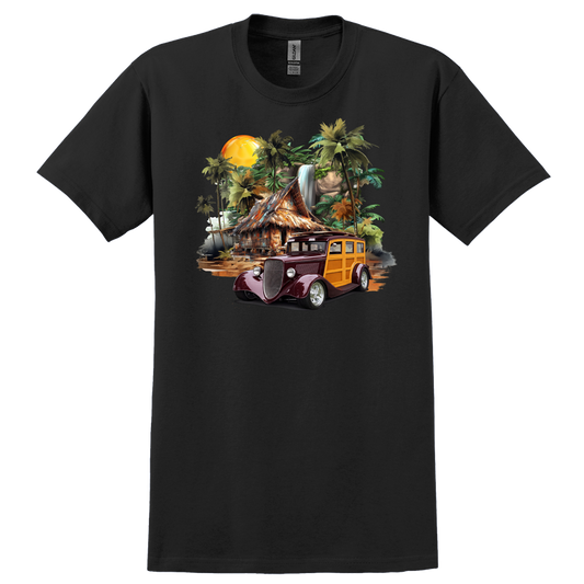 WUDN33 (CA) T-Shirt - Tropical Woodie