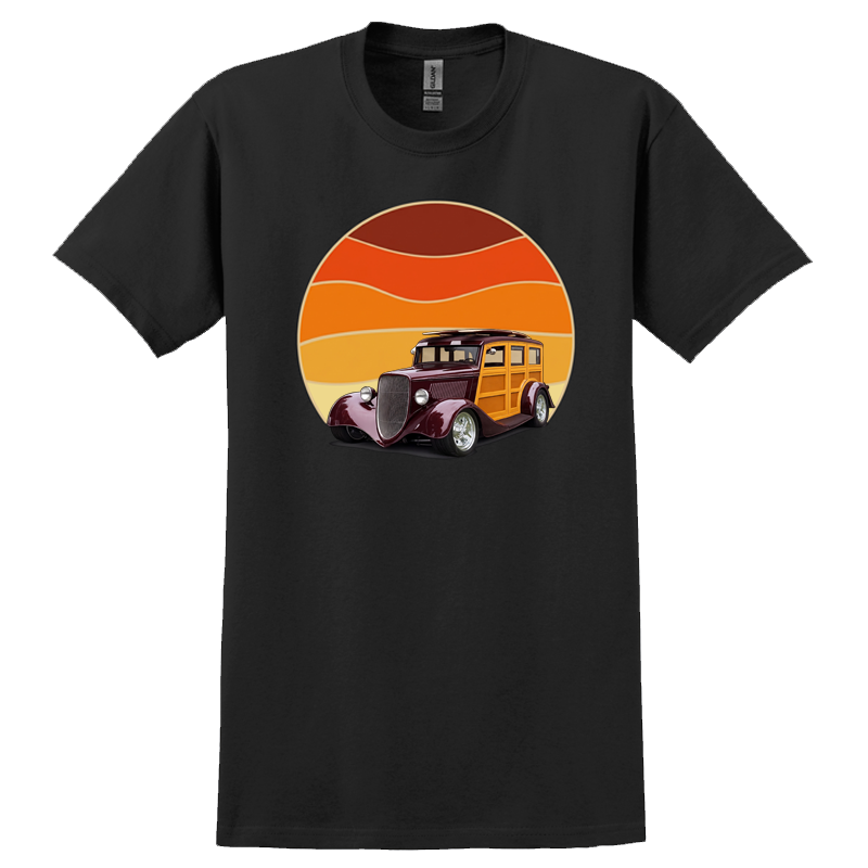 WUDN33 (CA) T-Shirt - Woodie Sunrise