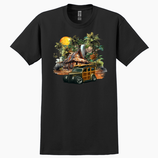WUDN37 (CA) T-Shirt - Tropical Woodie