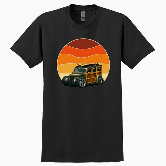 WUDN37 (CA) T-Shirt - Woodie Sunrise