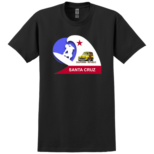WUDNTOY (CA) T-Shirt WoW Santa Cruz California Surfer