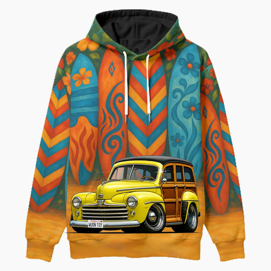 WUDNTOY (CA) Woodie Hoodie - Surfboard