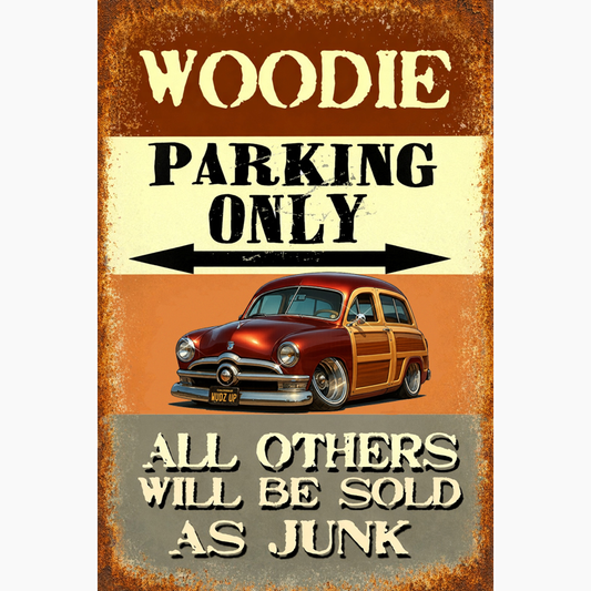 WUDZUP (CA) Sign - Woodie Parking Only II