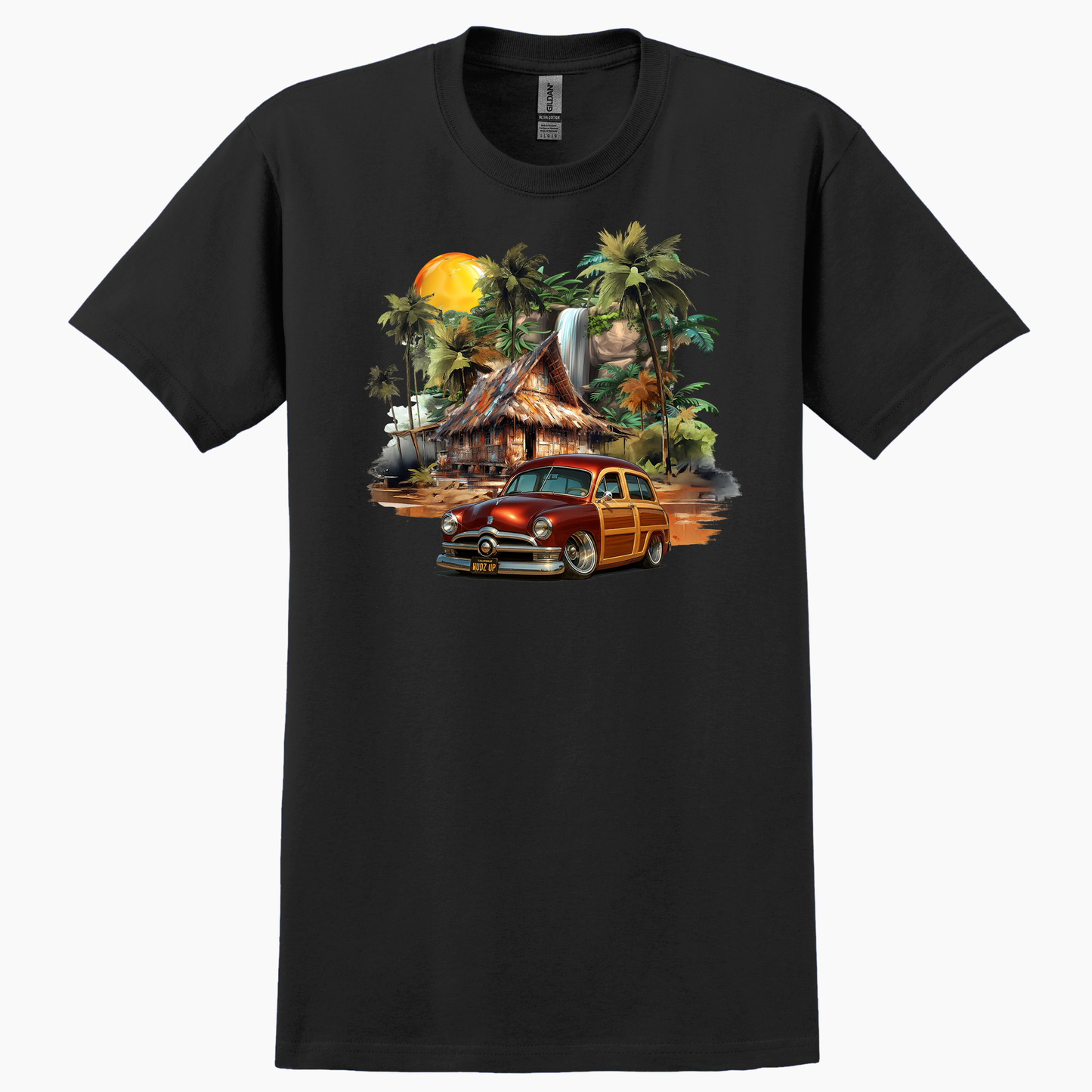 WUDZUP (CA) T-Shirt - Tropical Woodie