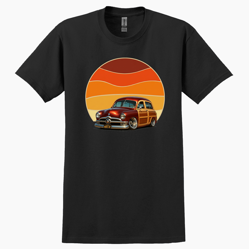 WUDZUP (CA) T-Shirt - Woodie Sunrise