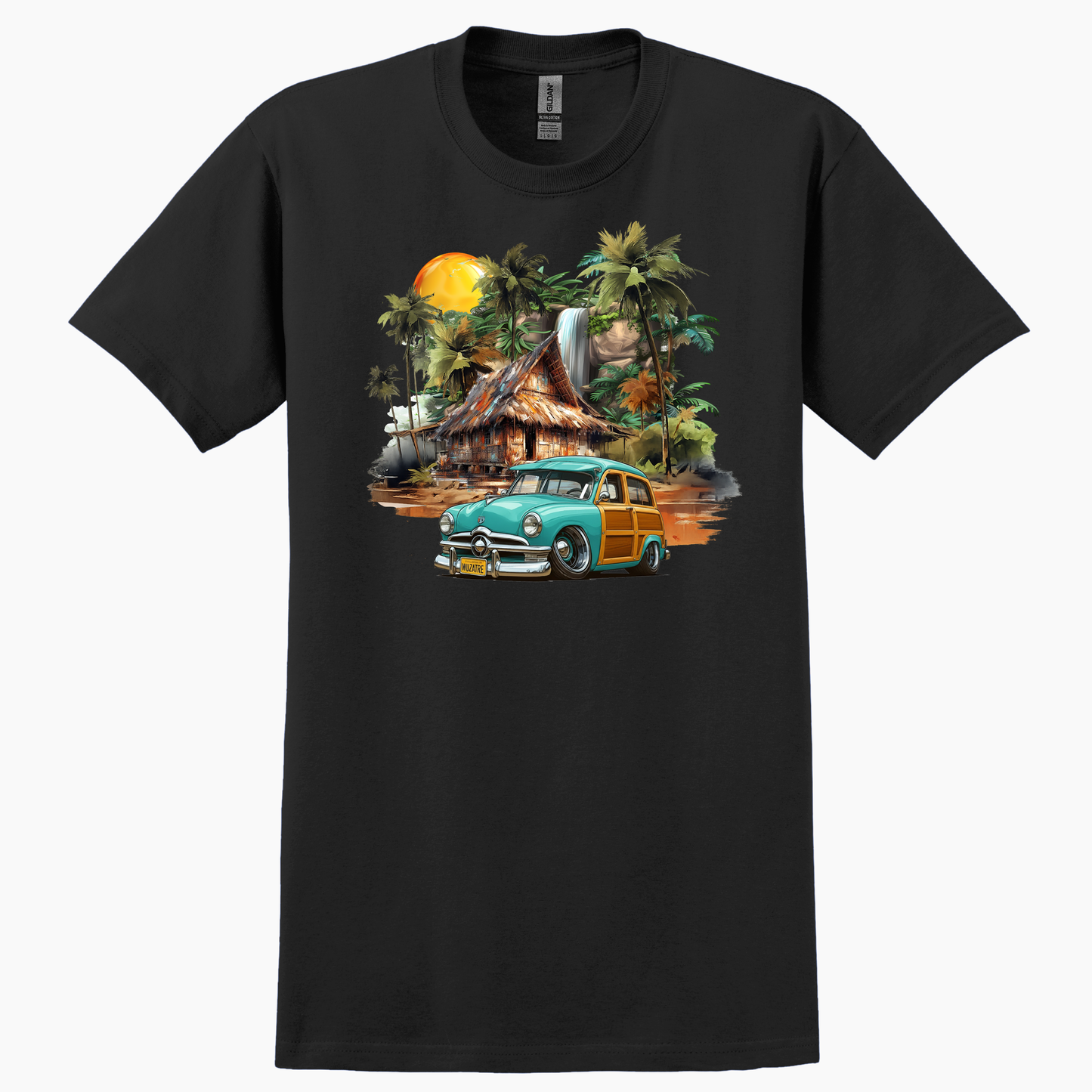 WUZATRE (CA) T-Shirt - Tropical Woodie