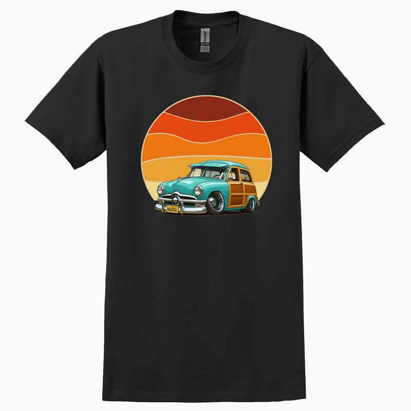 WUZATRE (CA) T-Shirt - Woodie Sunrise