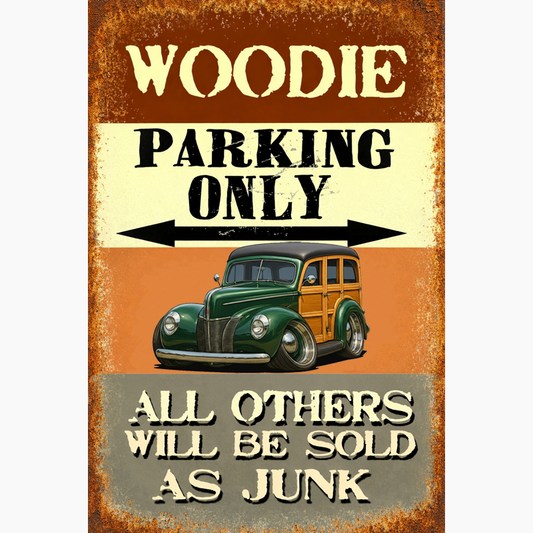 WYWOODY (CA) Sign - Woodie Parking Only II