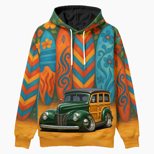 WYWOODY (CA) Woodie Hoodie - Surfboard