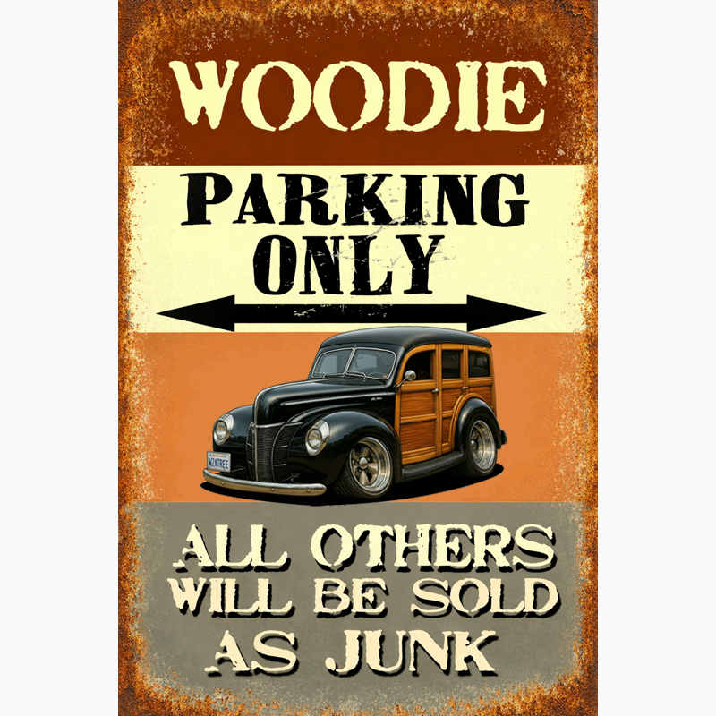 WZATREE (CA) Sign - Woodie Parking Only II
