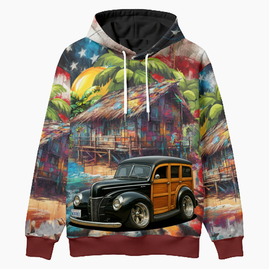 WZATREE (CA) Woodie Hoodie - Patriotic