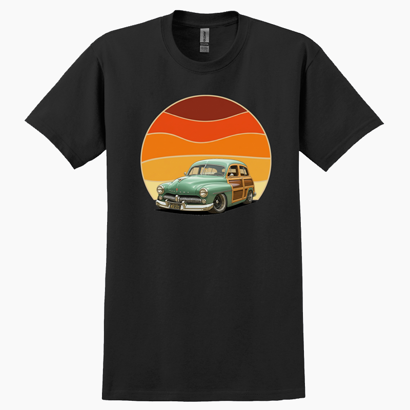 XEE221 (CA) T-Shirt - Woodie Sunrise