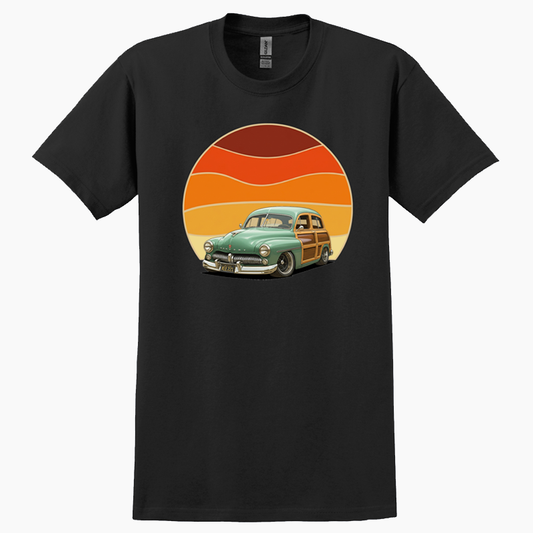 XEE221 (CA) T-Shirt - Woodie Sunrise