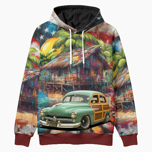 XEE221 (CA) Woodie Hoodie - Patriotic