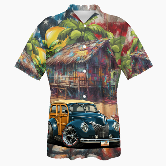 Z788WV (UT) Hawaiian Shirt - Patriotic